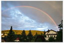 Regenbogen am Abend